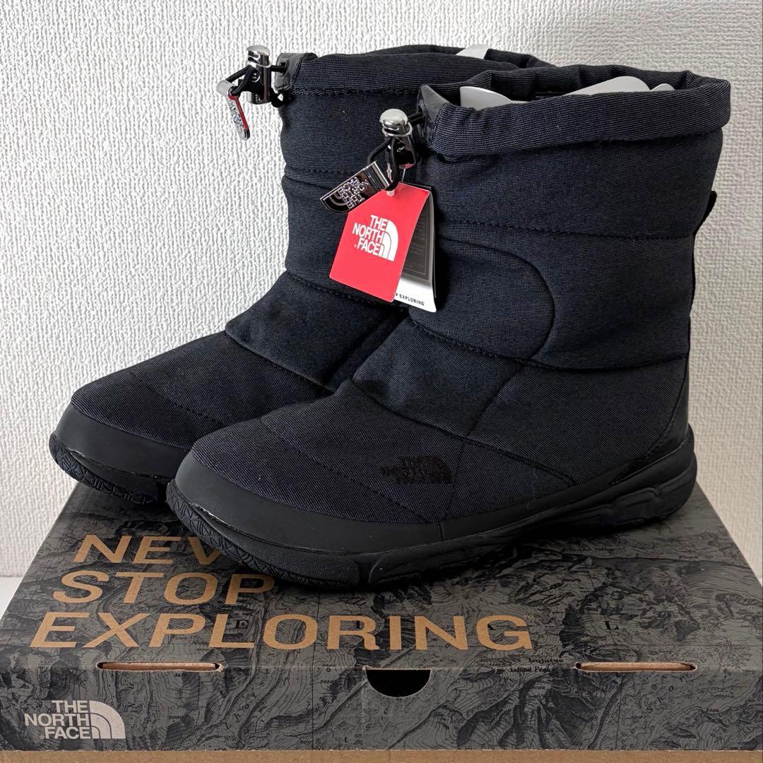 【新品未使用】ノースフェイス　emmi 別注　ヌプシブーティ 25cm タグ付き エミ×ザ・ノース・フェイス、エコファーをあしらった防水ヌプシ