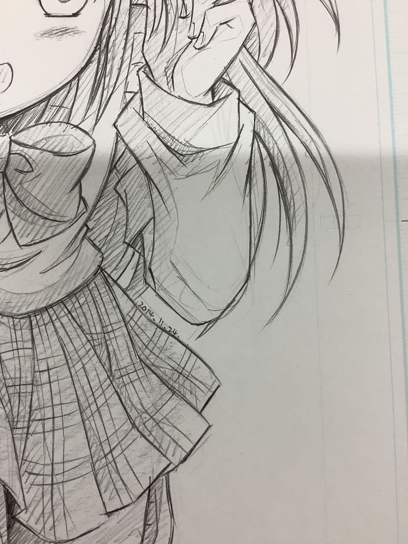 アニメ ひめゴト本 生原稿2枚 同人誌用？ その2