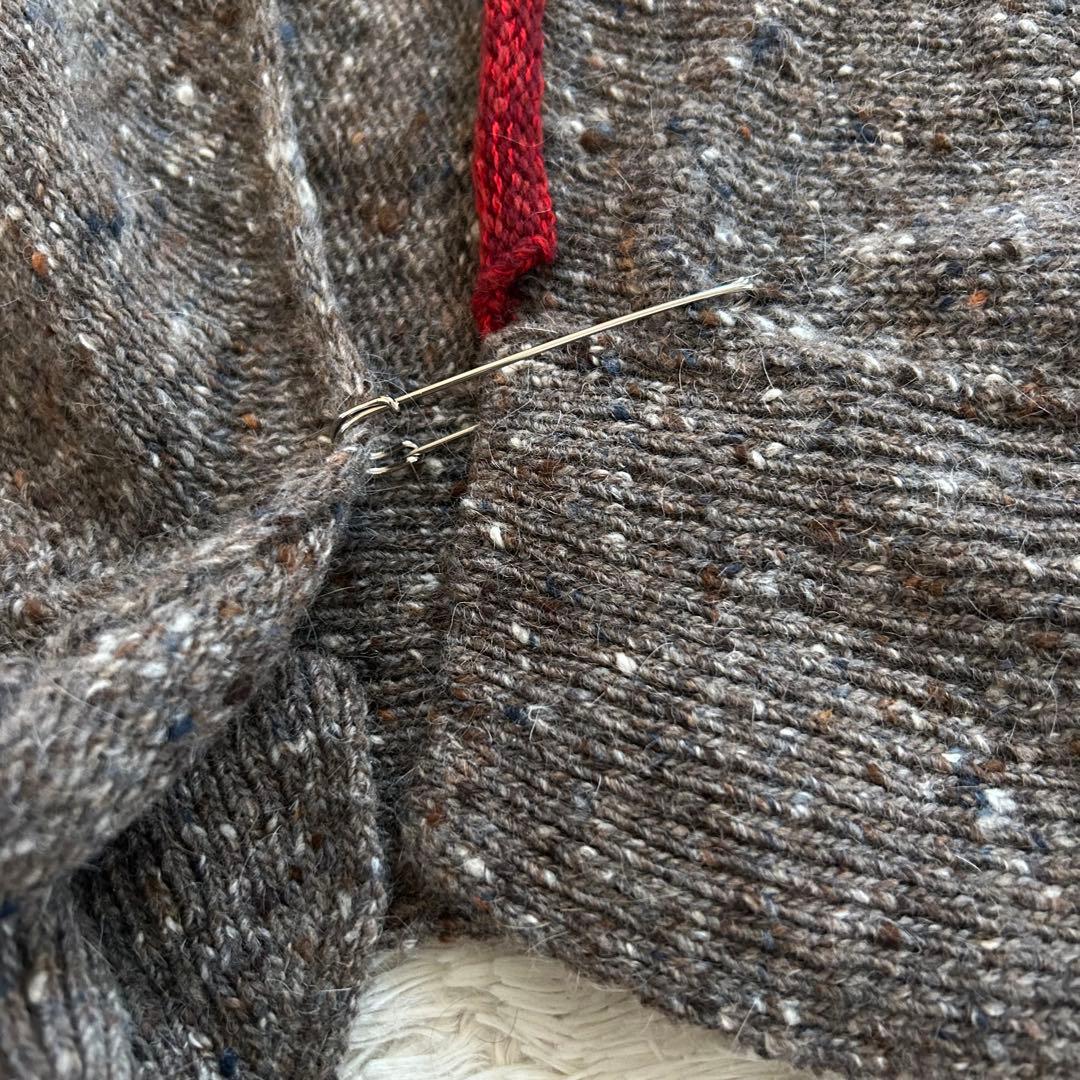 ワイズ ヨウジヤマモト アンゴラ カーディガン 安全ピン ビックカラー 変形