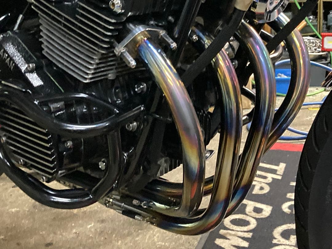 B*S様 ホンダ CBX400F サタケ 手曲げ ステンレスマフラー45パイ - メルカリ