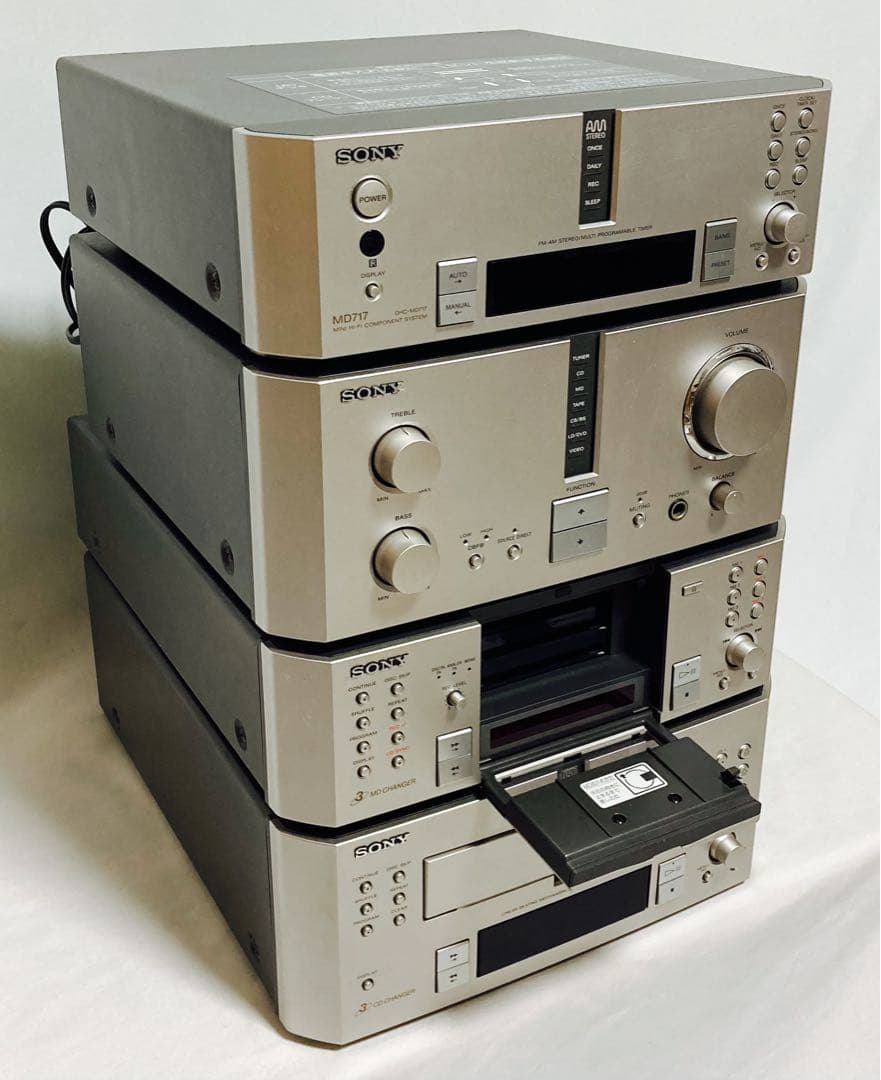 レア品】SONY ミニコンポ DHC-MD717 日本製 - メルカリ