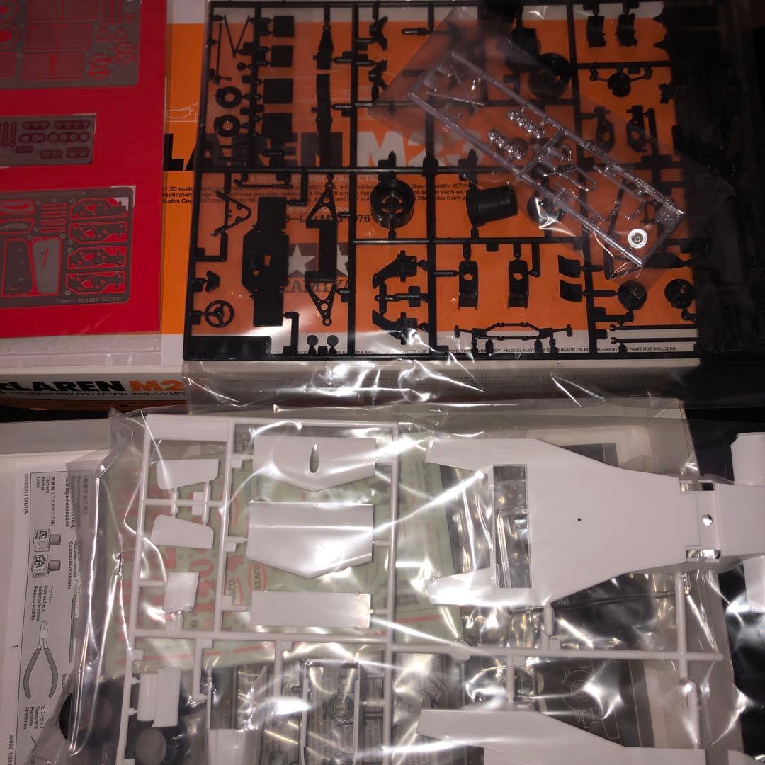 タミヤ1／20 1976マクラーレンM23オレンジ箱限定箱、エッチングパーツ