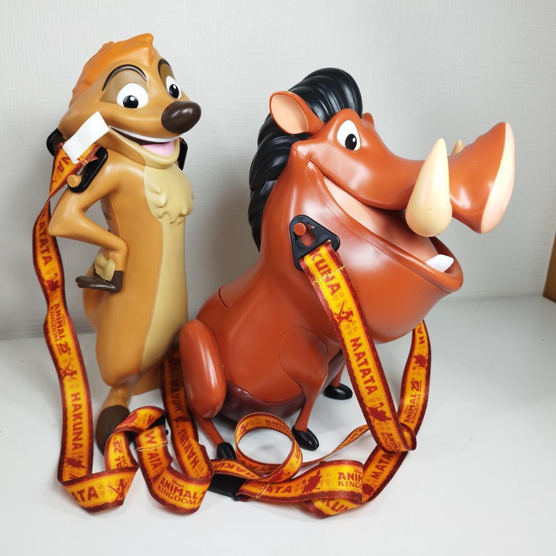 プンバ ティモン ポップコーン ライオンキング 美品 ディズニーワール