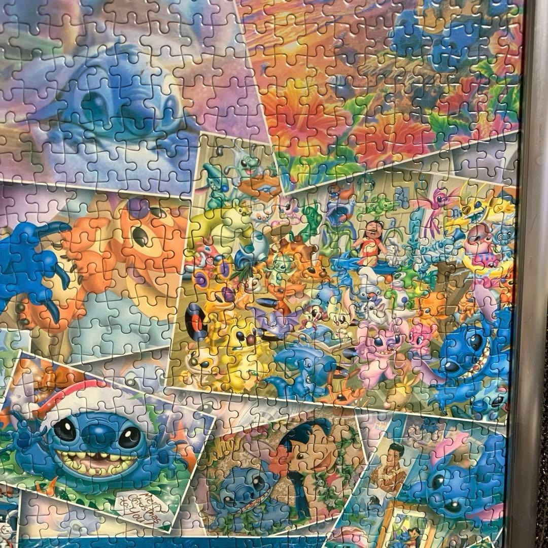 希少 レア リロ＆スティッチ ジグソーパズル 完成品 ディズニー 2000