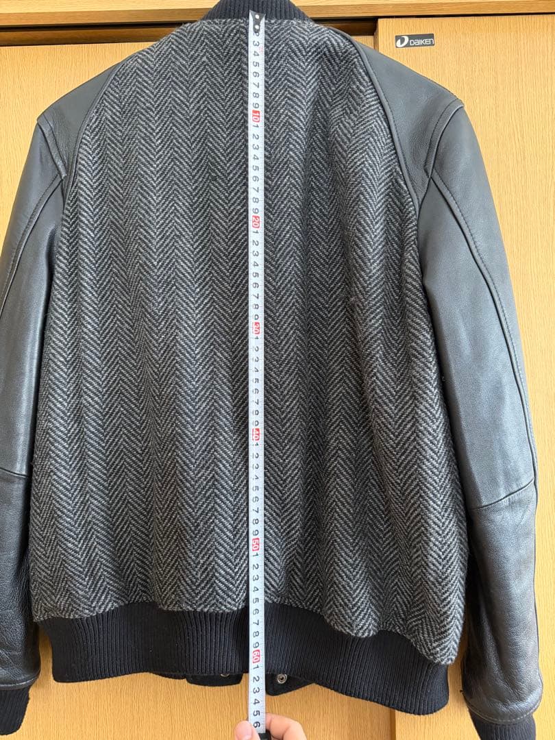 極美品 山羊革 XLサイズ JACKROSE スタジャン ヘリンボーン 黒 - メルカリ