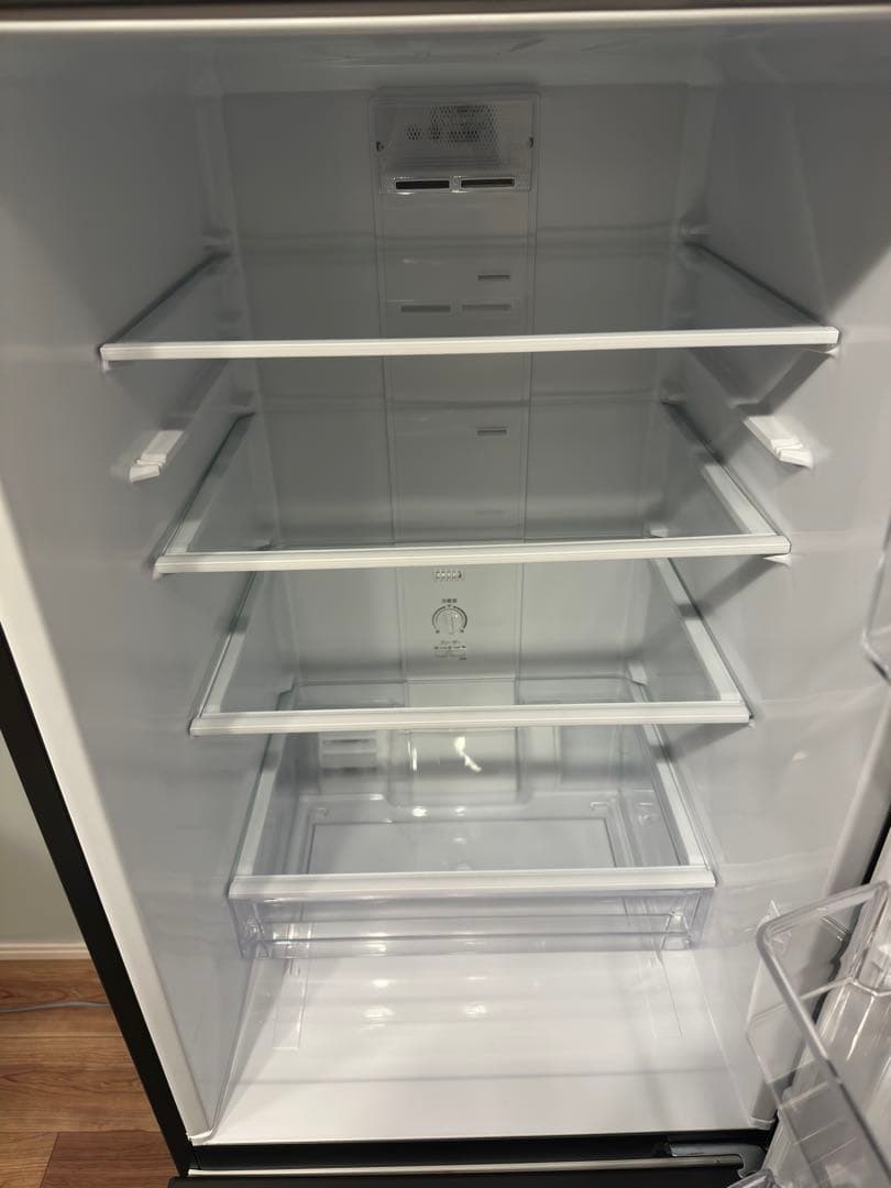 AQUA 冷蔵庫 AQR-20E9(K) 201L 木目調ブラック