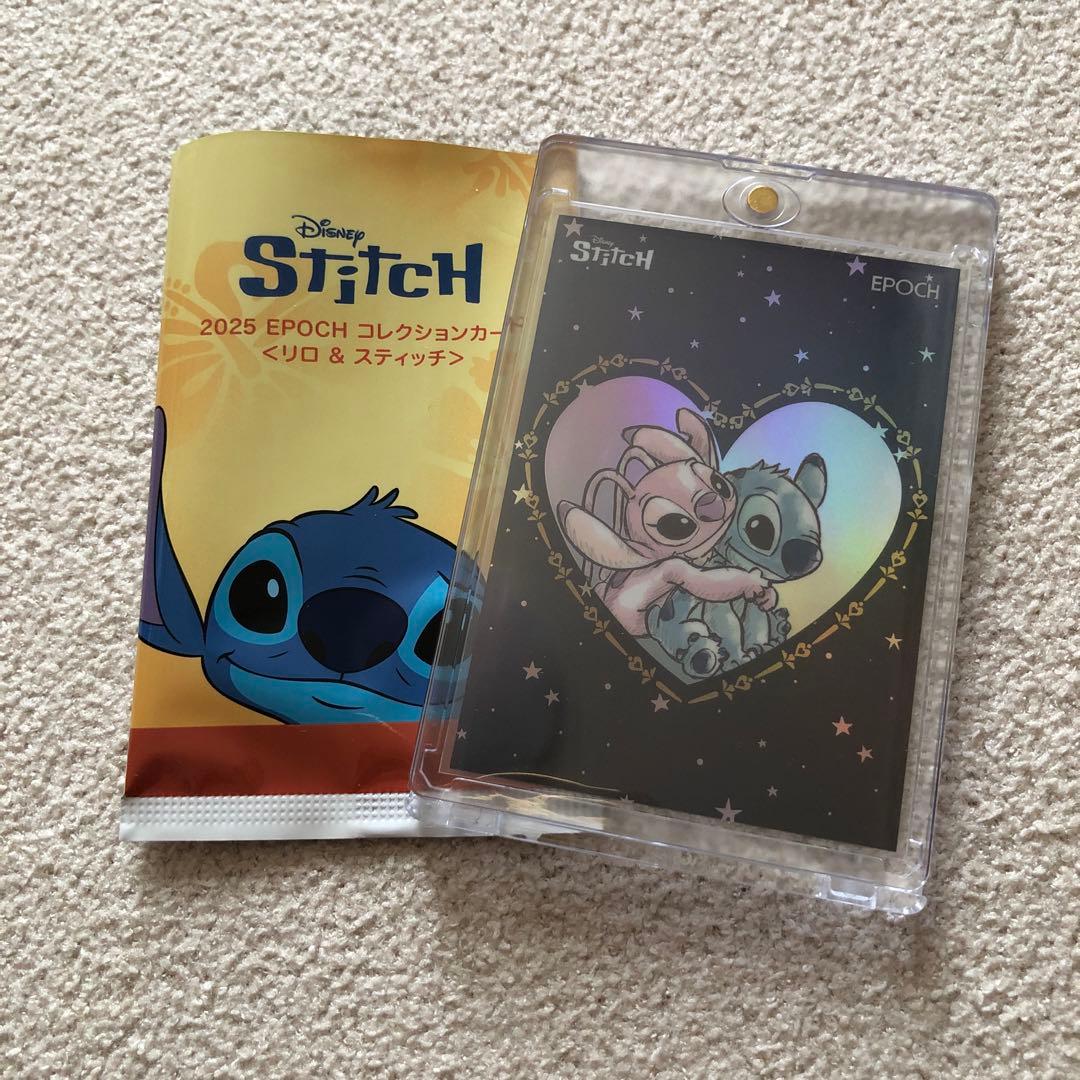 スティッチ ディズニー エポック コレクションカード シリアル入り