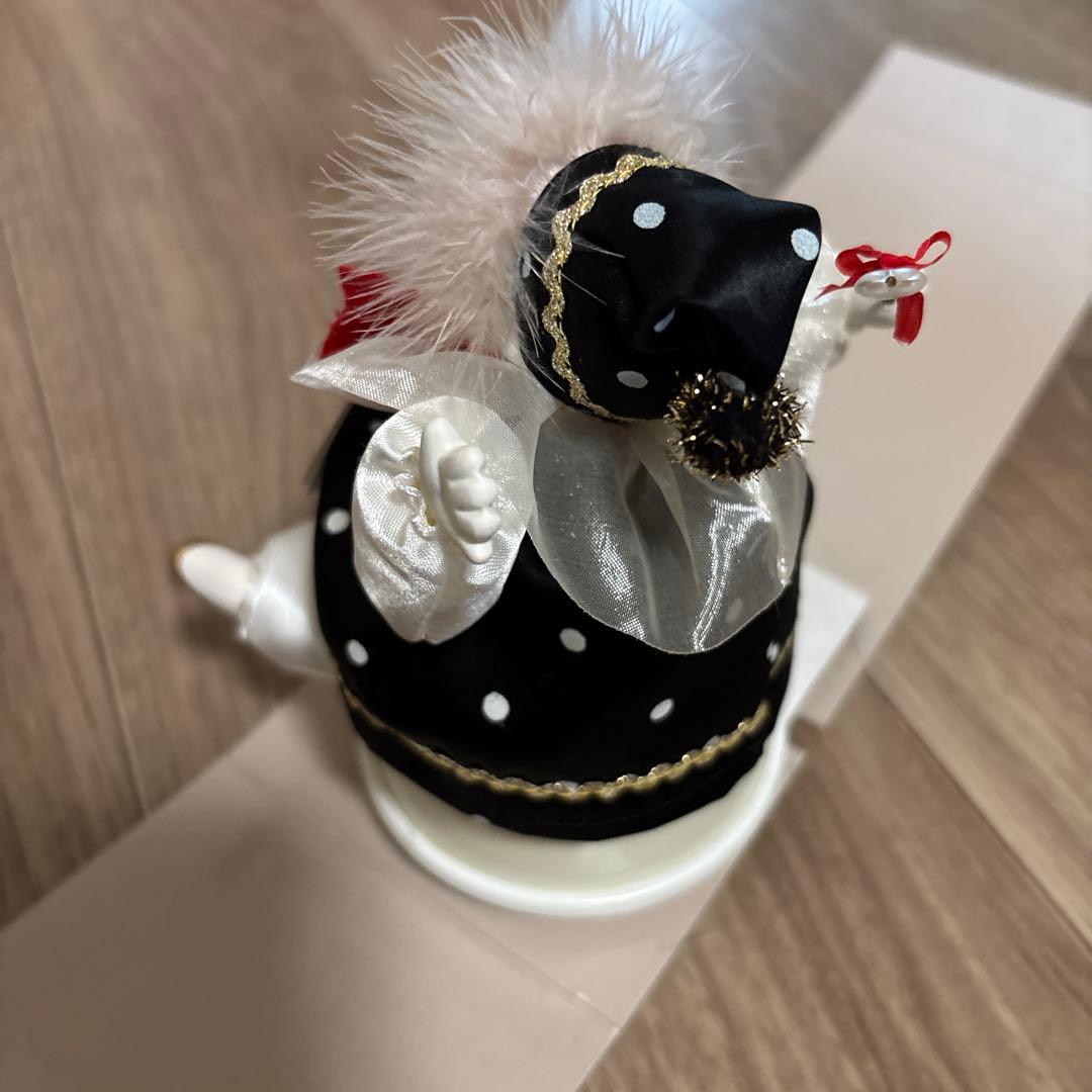 昭和レトロ リトルパフ Little puff 回転式オルゴール ピエロ - メルカリ