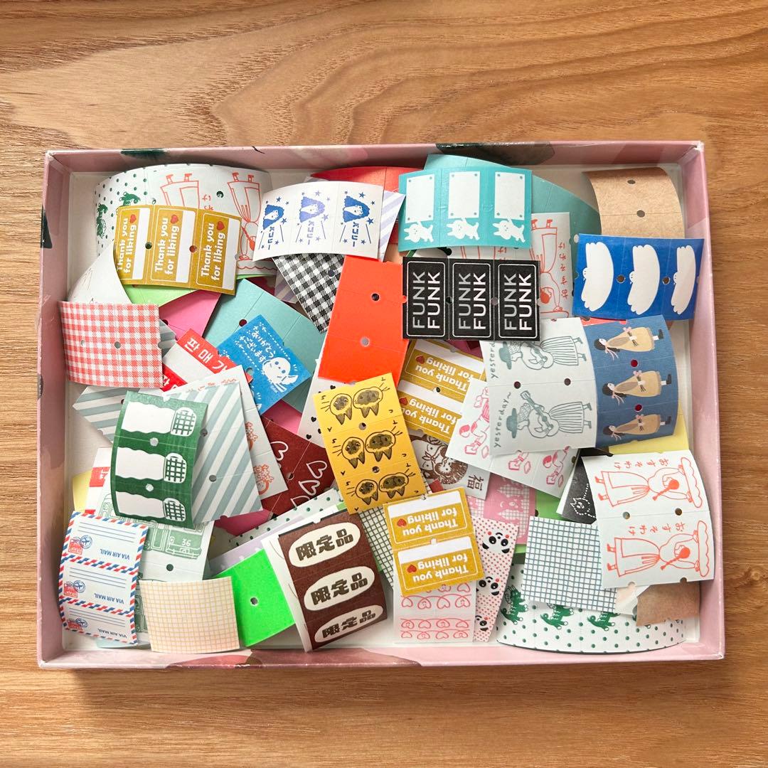 C【450枚】ラベラーロールシール おすそ分けセット - メルカリ