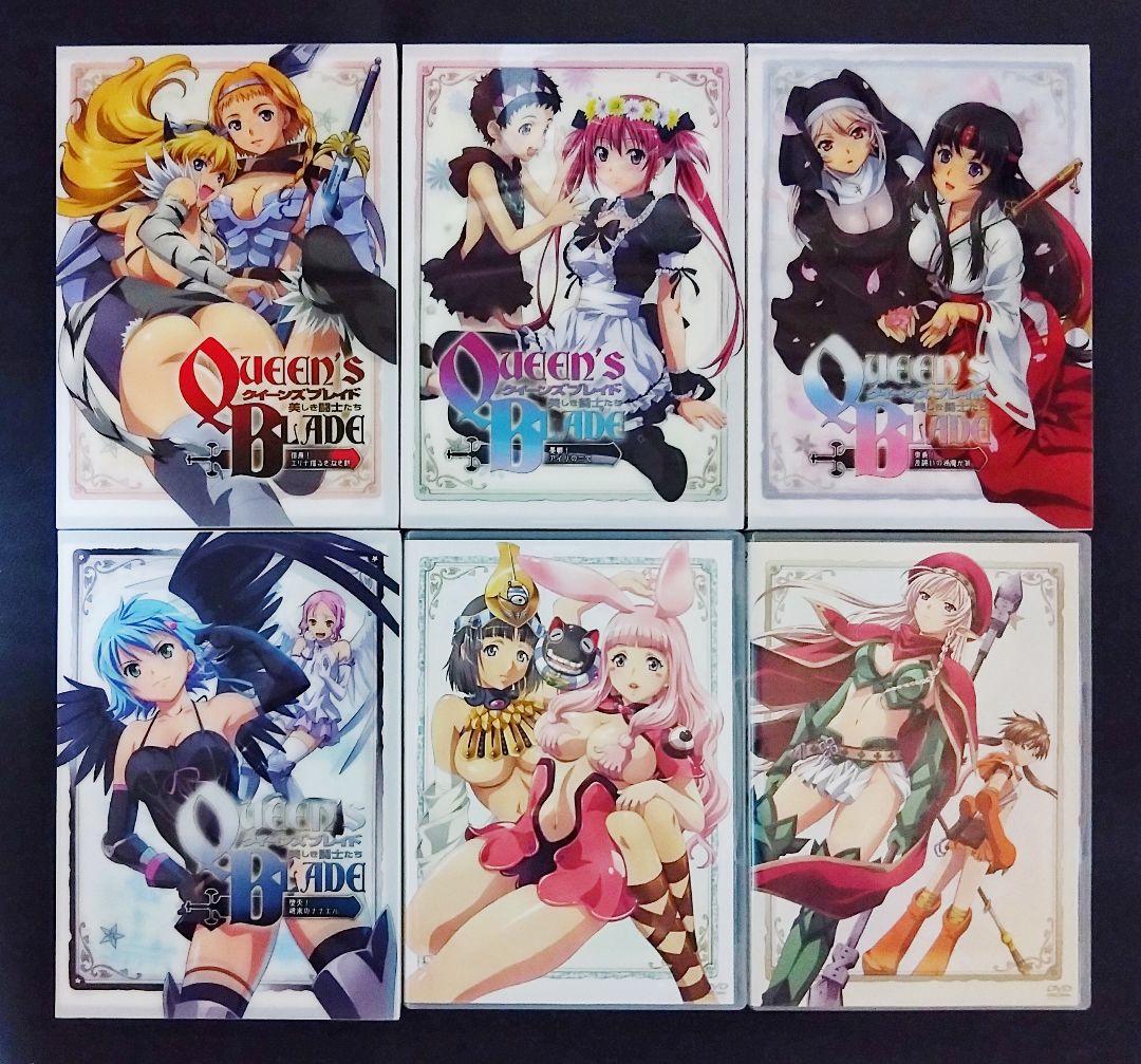 クイーンズブレイド/OVA等計10本セット/アレイン/メナス/シギィ/アイリ