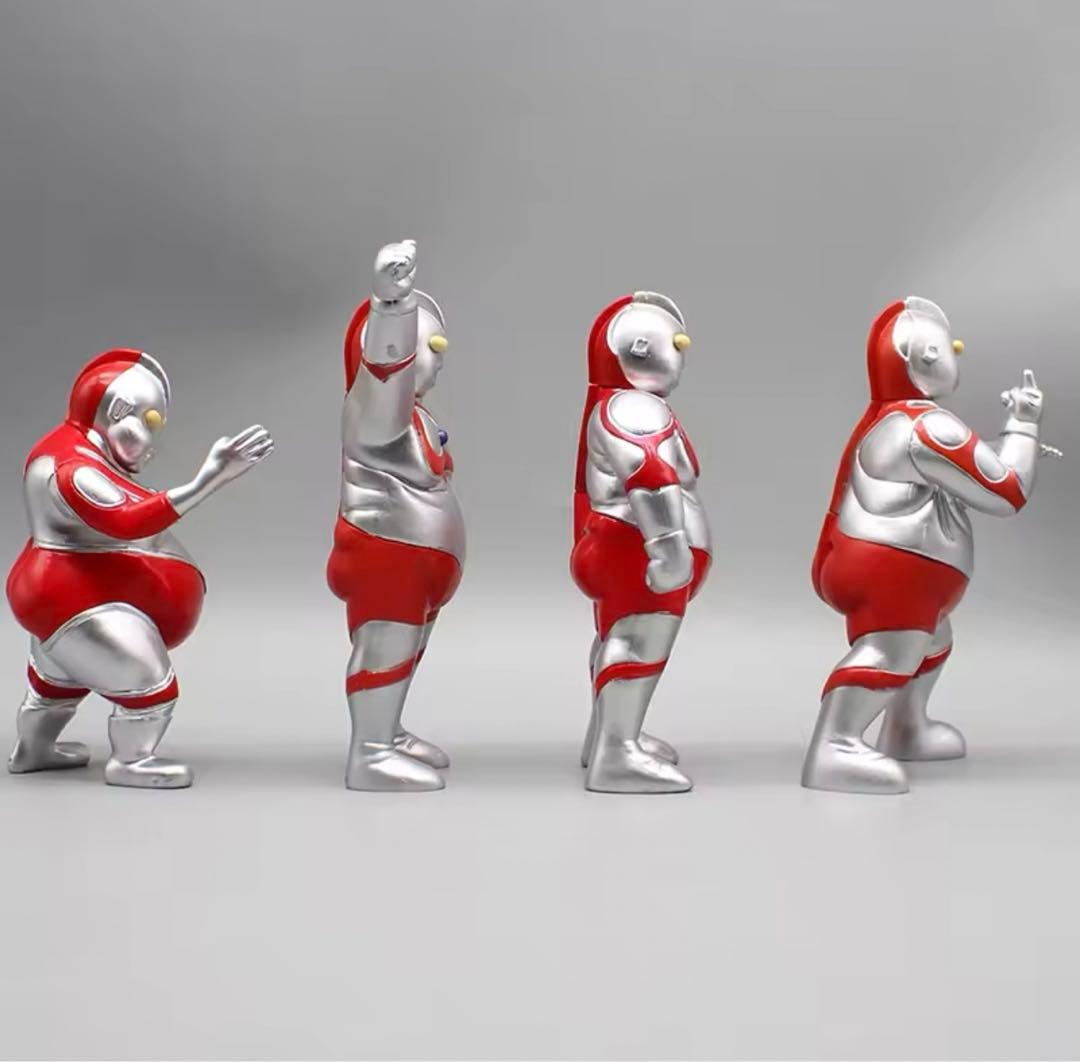 パロディ】帰ってくれ！デブトラマン4体セット☆特撮ヒーロー☆即納