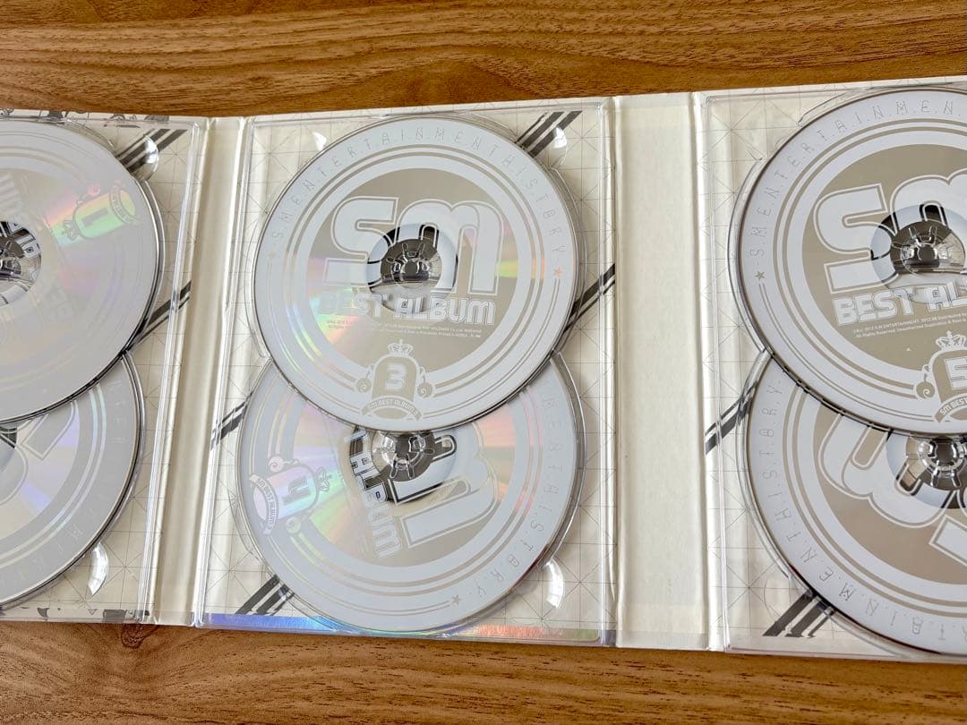 直筆サイン☆SM Best Album 3(6CD)☆東方神起&BoA&EXO等