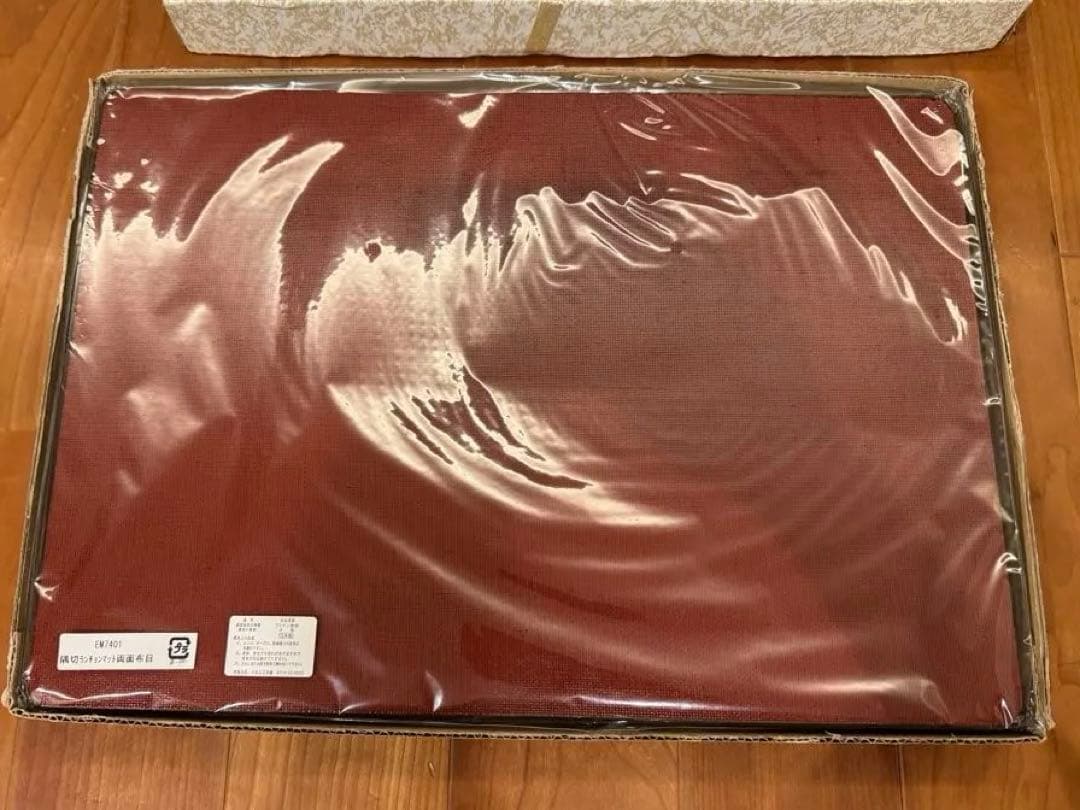 木製 隅切りランチョンマット両面布目 うるし工芸 藤 4枚セット - メルカリ