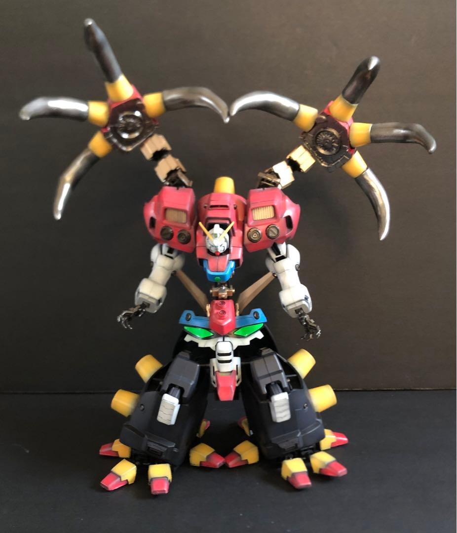 ガンプラ バンダイ デビルガンダム 旧キット 改造 全塗装 完成品【G