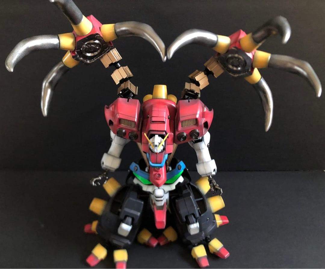 ガンプラ バンダイ デビルガンダム 旧キット 改造 全塗装 完成品【G