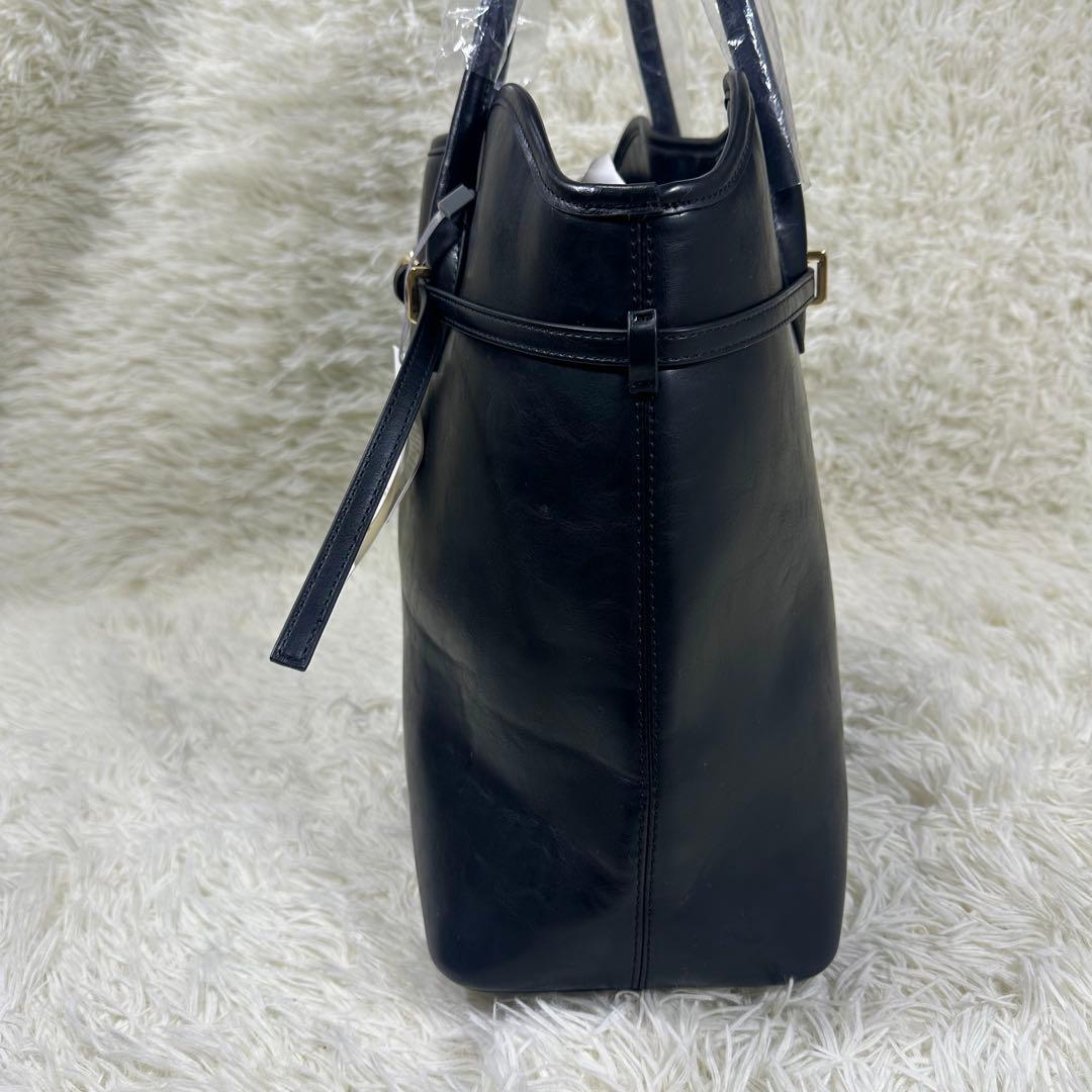 新品】スナイデルタグ付きソフトベルトトートバッグ ブラック25SS A4