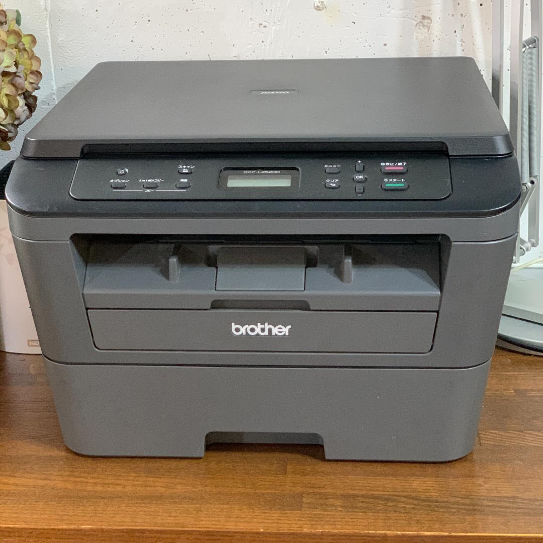 DCP-L2520D brother白黒印刷レーザープリンター 両面印刷可 - メルカリ