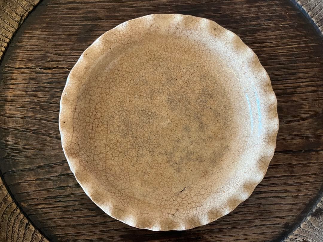 御深井焼 輪花皿【13cm】 御深井焼 輪花皿【13cm】 www.cosaga.com