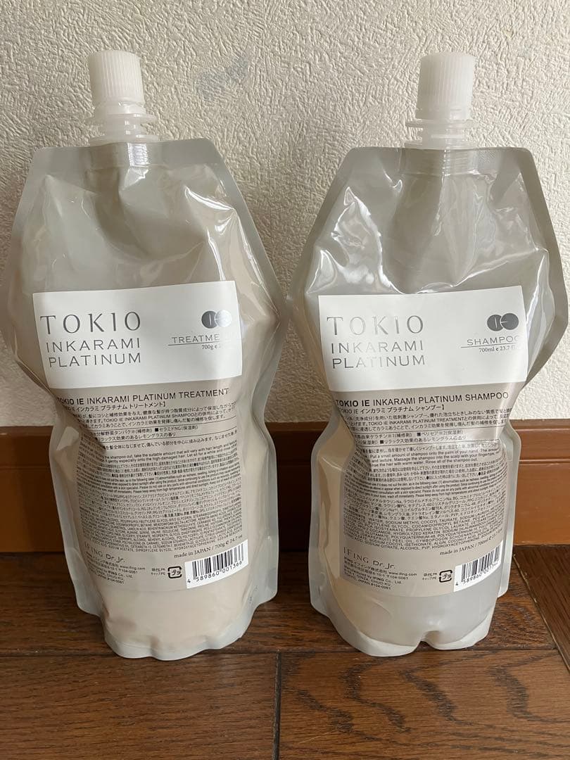 TOKIOインカラミ　シャンプー＆トリートメントセット　合計2本 TOKIO IE インカラミ プラチナム シャンプー ＆ トリートメント セット