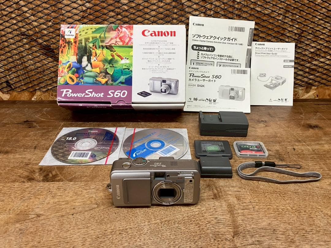 Canon★PowerShot S60★デジタルカメラ★中古美品 Canon PowerShot S60 5.0MP Digital Camera - Silver for sale online