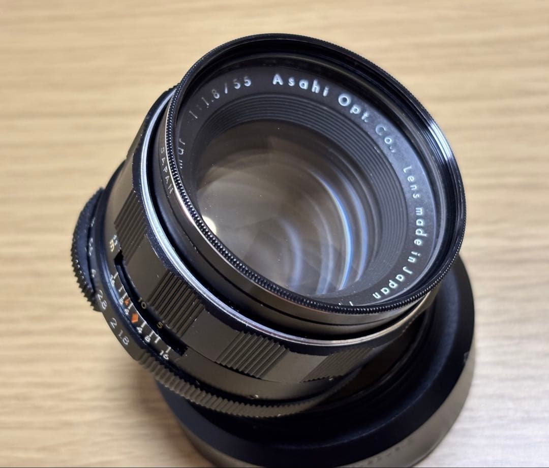 【値下げ】前期型 スーパータクマー F1.8/55 完動品 Eマウント変換付き