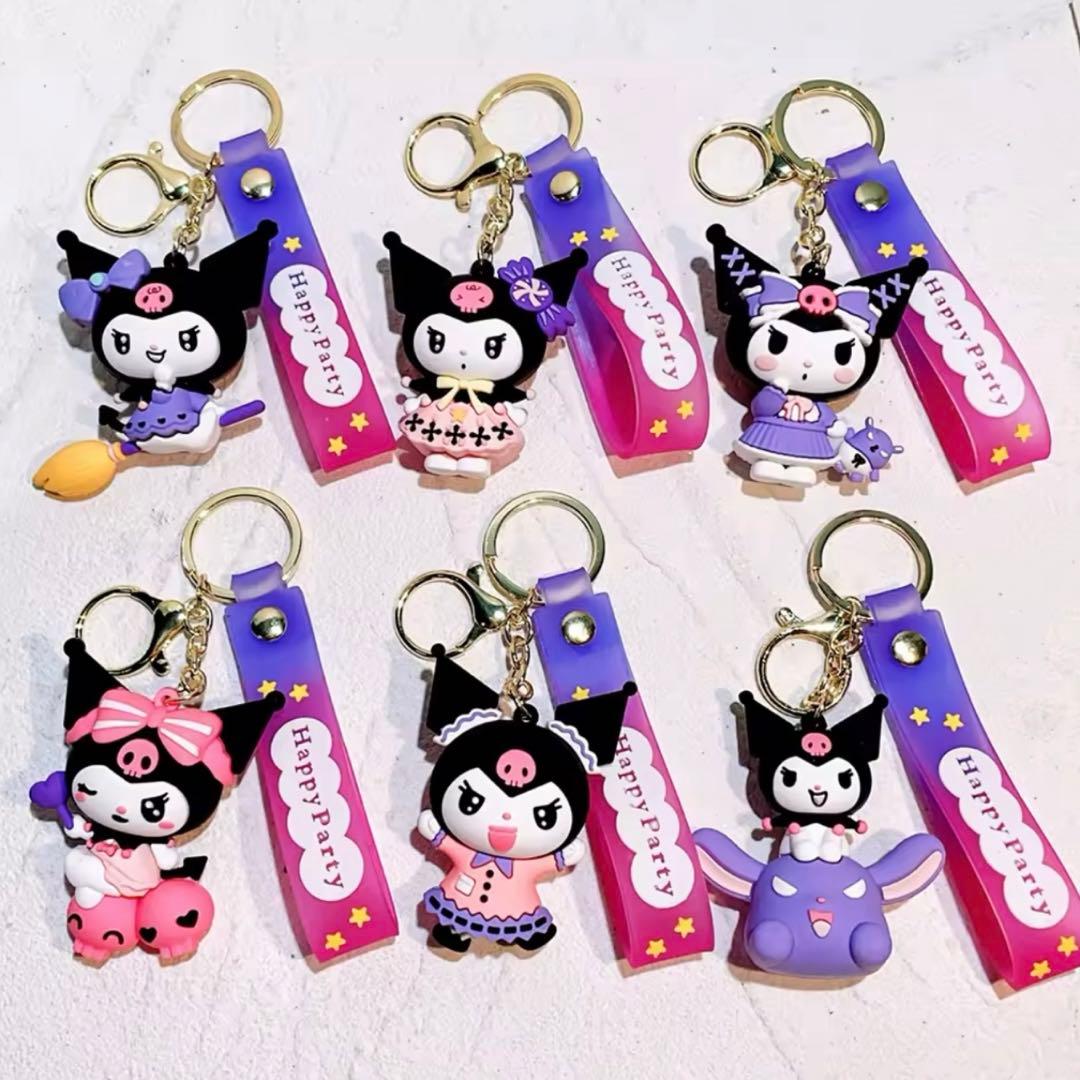 サンリオ クロミちゃん バクくん ピンクverキーホルダー ストラップ 6