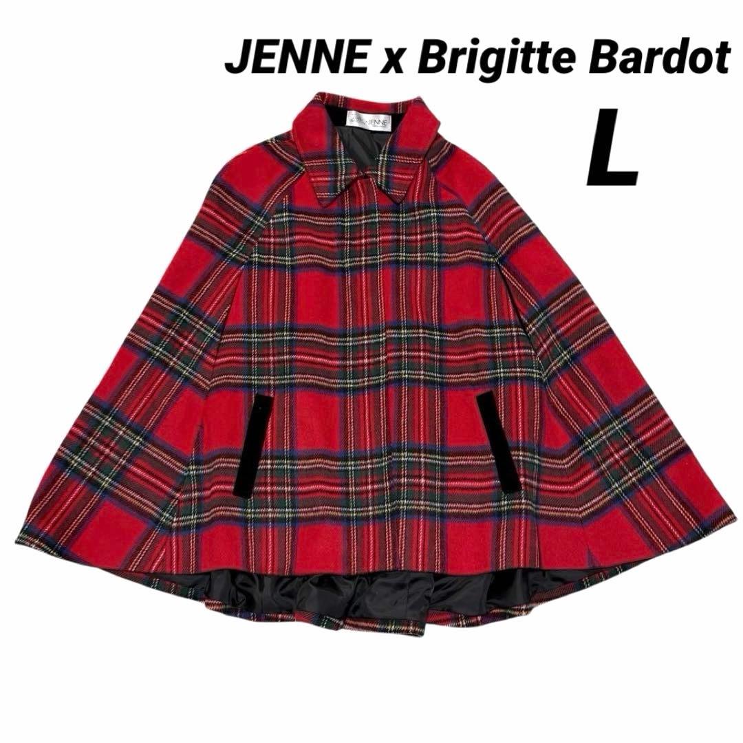 JENNE x Brigitte Bardotポンチョ風ケープコート - メルカリ