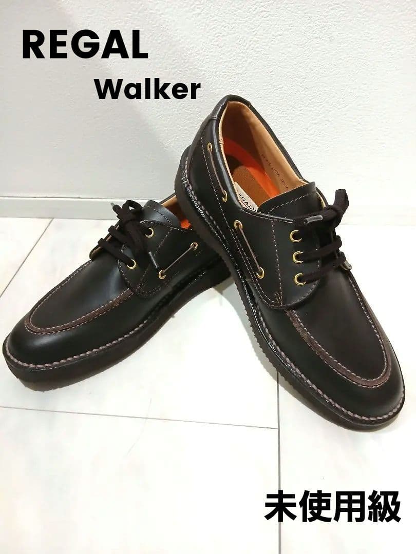 未使用級 Regal Walker 3アイレットモカ 604 ブラウン 25.5 - メルカリ