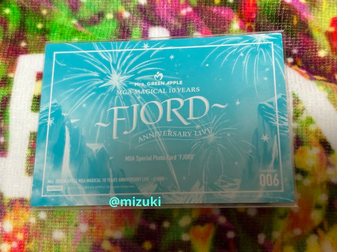 Mrs. GREEN APPLE ミセス フィヨルド フォトカ 6番 若井滉斗 - メルカリ