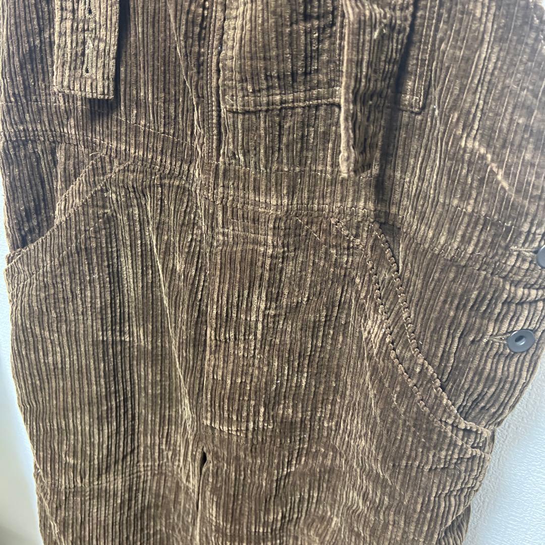 BLACK SIGN ブラックサイン ランダムコーデュロイオーバーオール