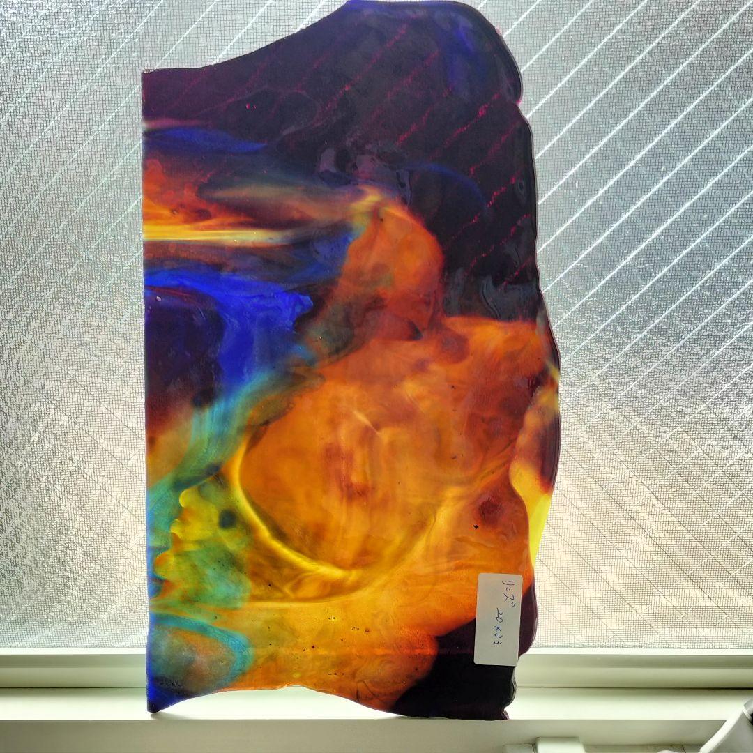 ステンドグラス ガラス 材料 端材 5枚 - メルカリ