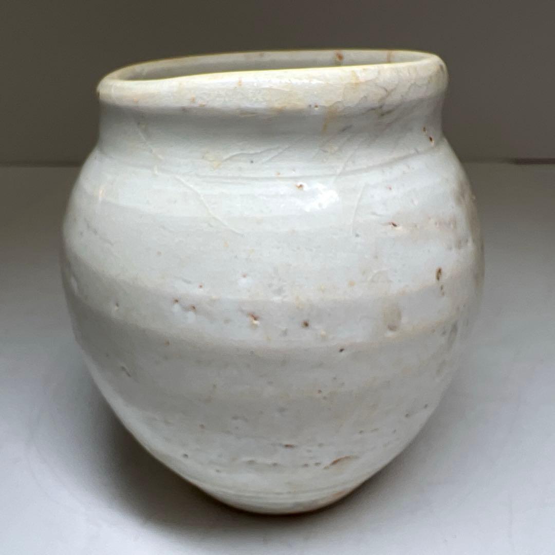 時代 白磁壺 高さ約10.5㎝ 東Y8-0224② - メルカリ