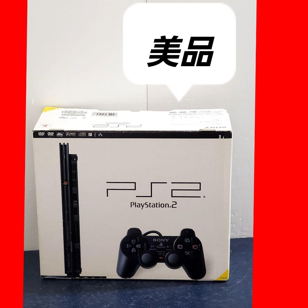 【美品】SONY 本体　ソニー　PS2　プレイステーション SONY（ソニー） PS2 本体 純正コントローラー1個 すぐ遊べるセット