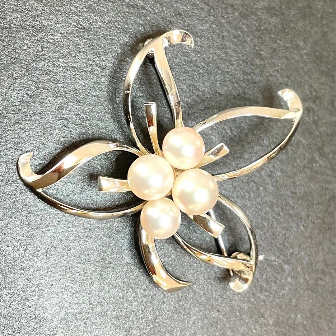 TASAKI パールブローチ あこや真珠 入学式 卒業式 タサキ コサージュ