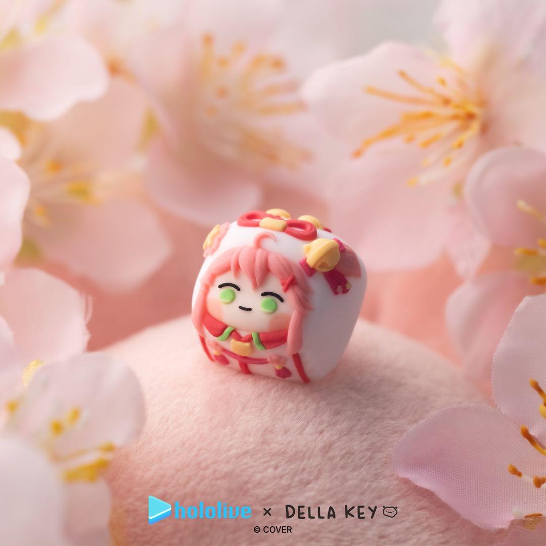 DellaKey ×さくらみこ キーキャップ Della key x hololive] Sakura Miko Artisan Keycap | 2016 COVER Corp.