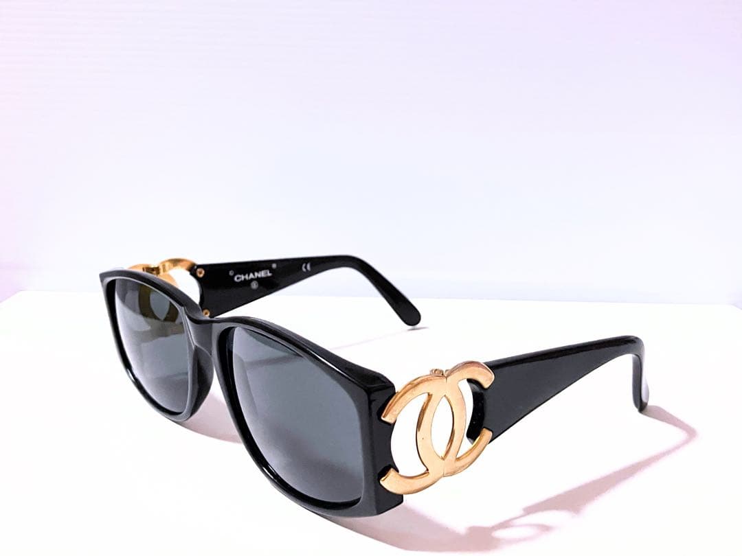 CHANEL シャネル ゴールドココマーク サングラス ブラック 0017 10
