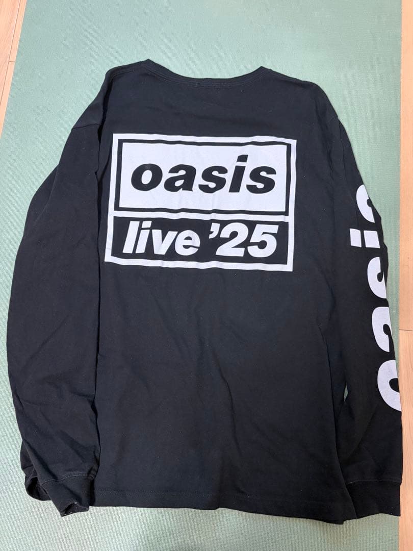 oasis live '25 黒 長袖Tシャツ M - メルカリ