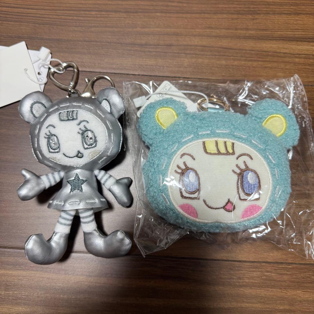 メゾピアノ ブルーベリエちゃん シルバーぬいぐるみチャーム&もこもこ