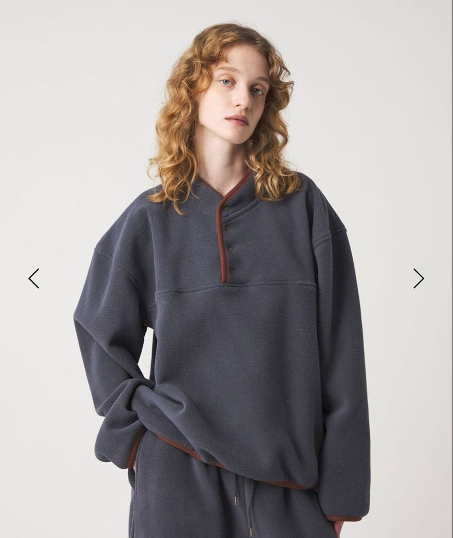 6 ROKU フリース プルオーバー トレーナー - メルカリ