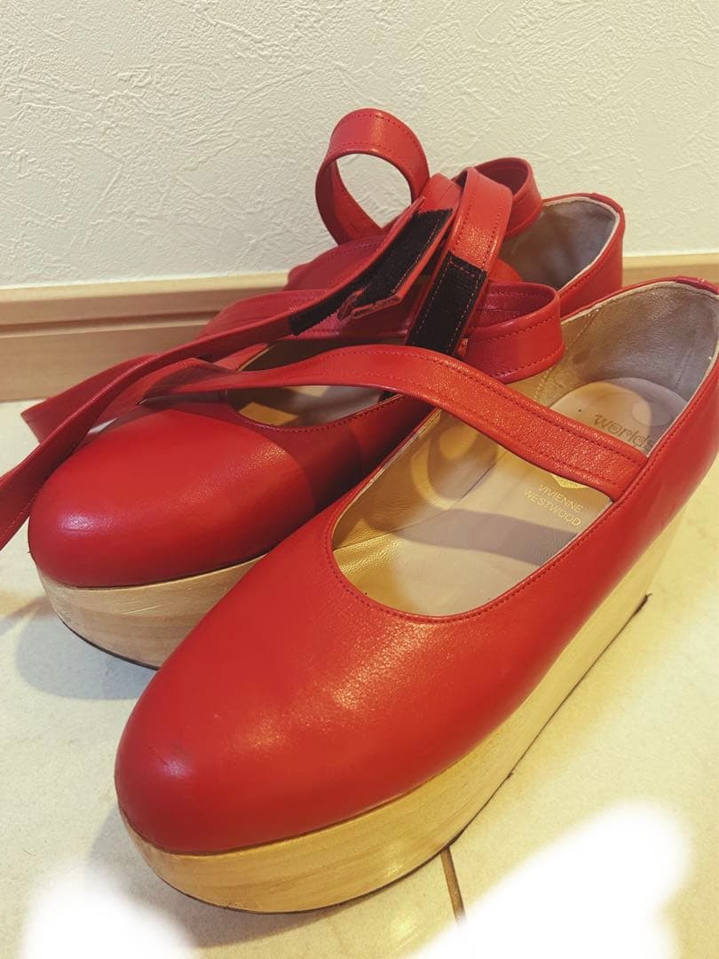 ロッキンホースバレリーナ 赤 24.5 ワールズエンド - メルカリ