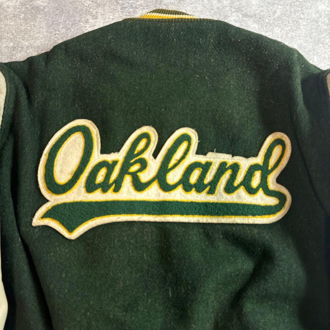 DeLONG usa製 MLB チーム スタジャン アスレチックス - メルカリ