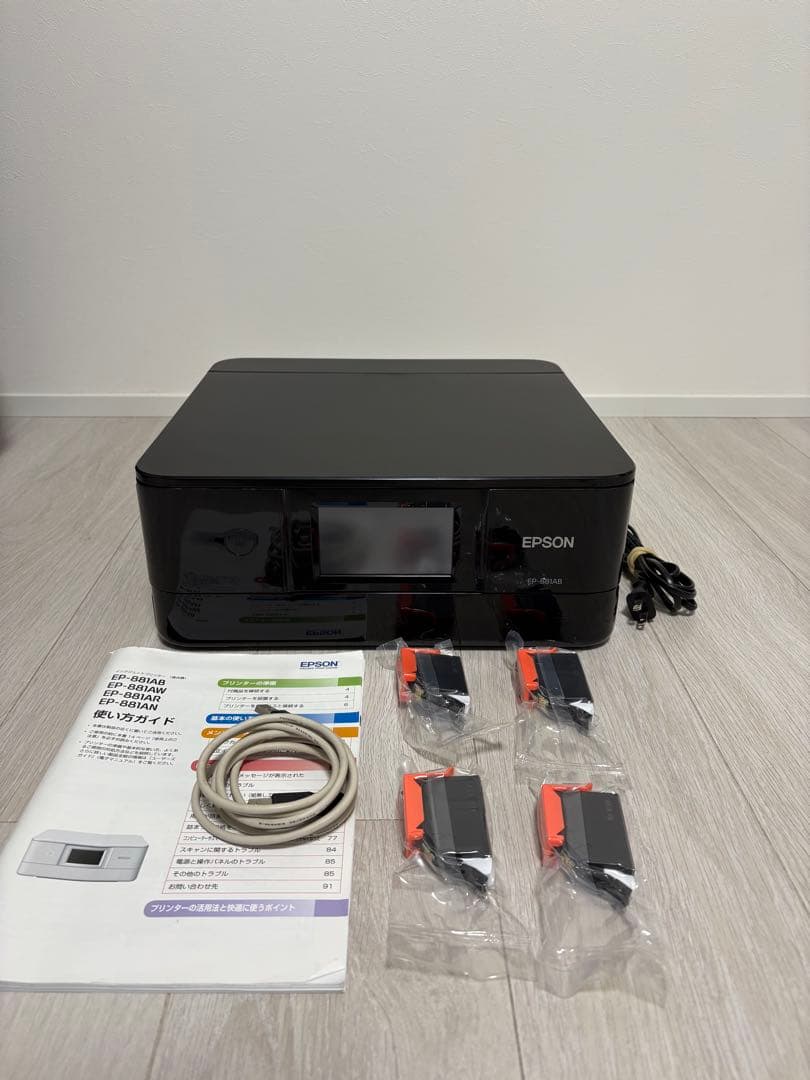EPSON EP-881AB インクジェット複合機プリンター ジャンク EPSON エプソン EP-881AB プリンター ジャンク - メルカリ