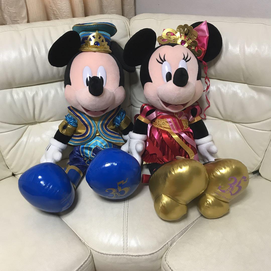 ミッキー&ミニー　35周年　(特大)ぬいぐるみ 東京ディズニーリゾート 35周年限定 ミッキー＆ミニーの特大サイズ