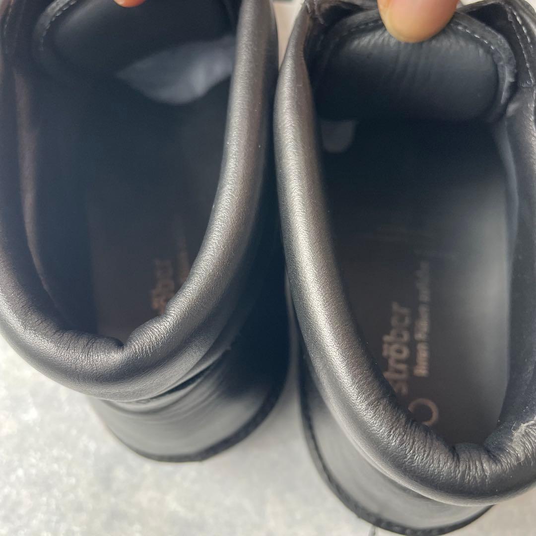 極美品】strober ストロバー 定番人気モデル レザースニーカー