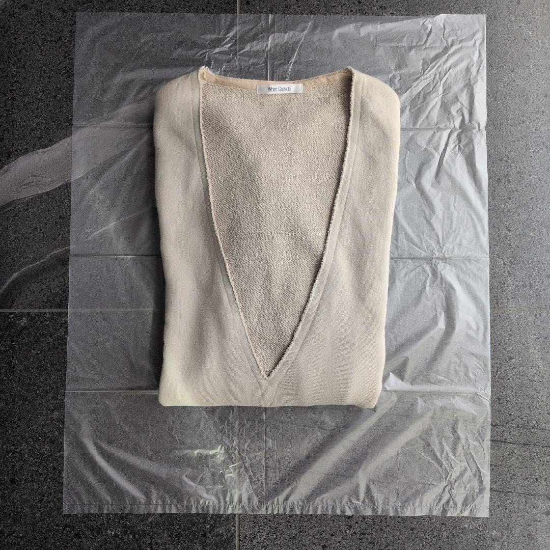 Whim Gazette ウィムガゼット スウェット Vネックプルオーバー - メルカリ