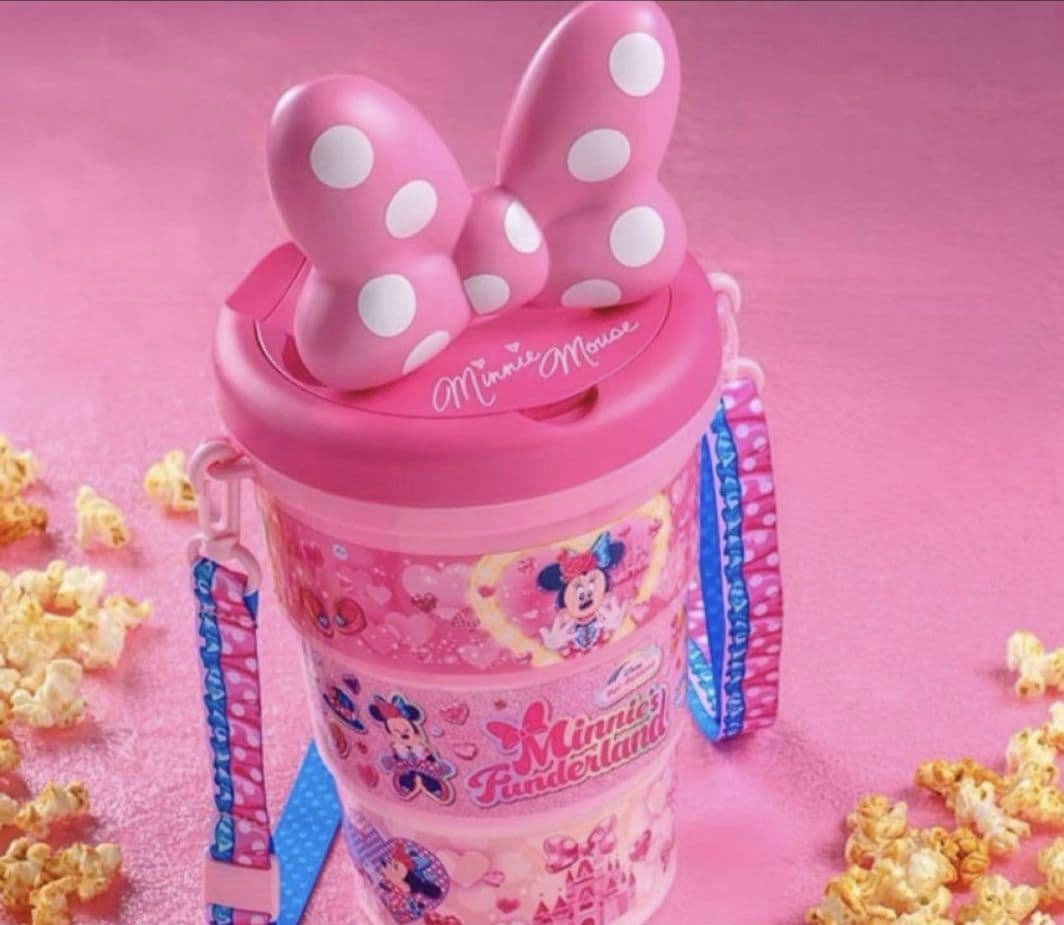 新品パルパルーザ ミニーマウスポップコーンバケット リボンミニー