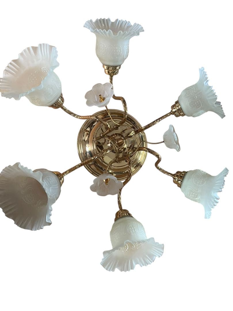 National ナショナル ６灯 照明 シャンデリア ガラスシャンデリア6灯「CYGNE（シーニュ）」｜照明・インテリアの