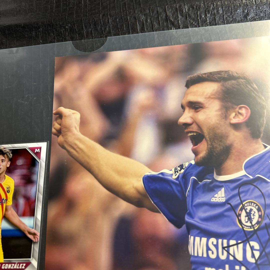 元ウクライナ代表 アンドレイ シェフチェンコ チェルシー 直筆サイン