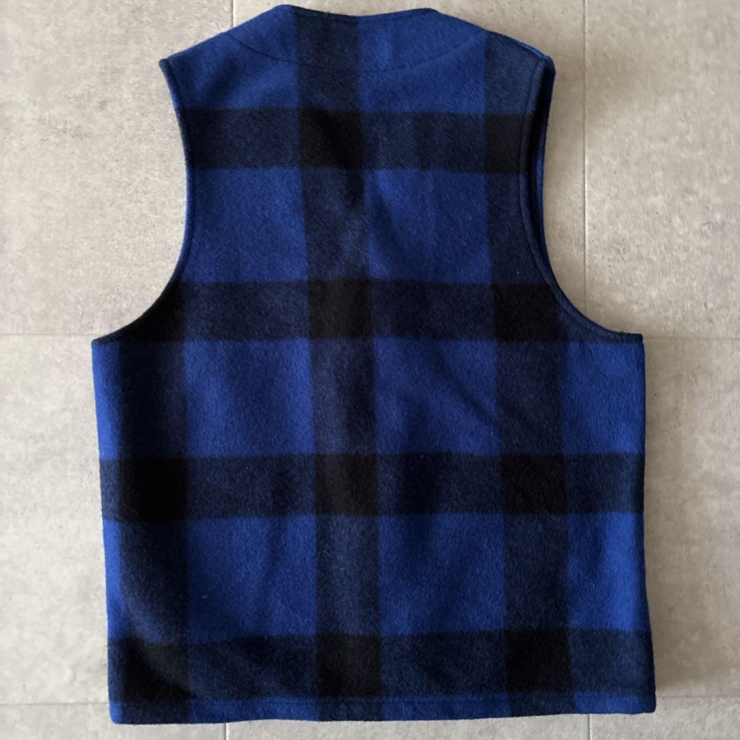 USA製 極美品 フィルソン マッキーノウール ベスト 36 ブルーブラック