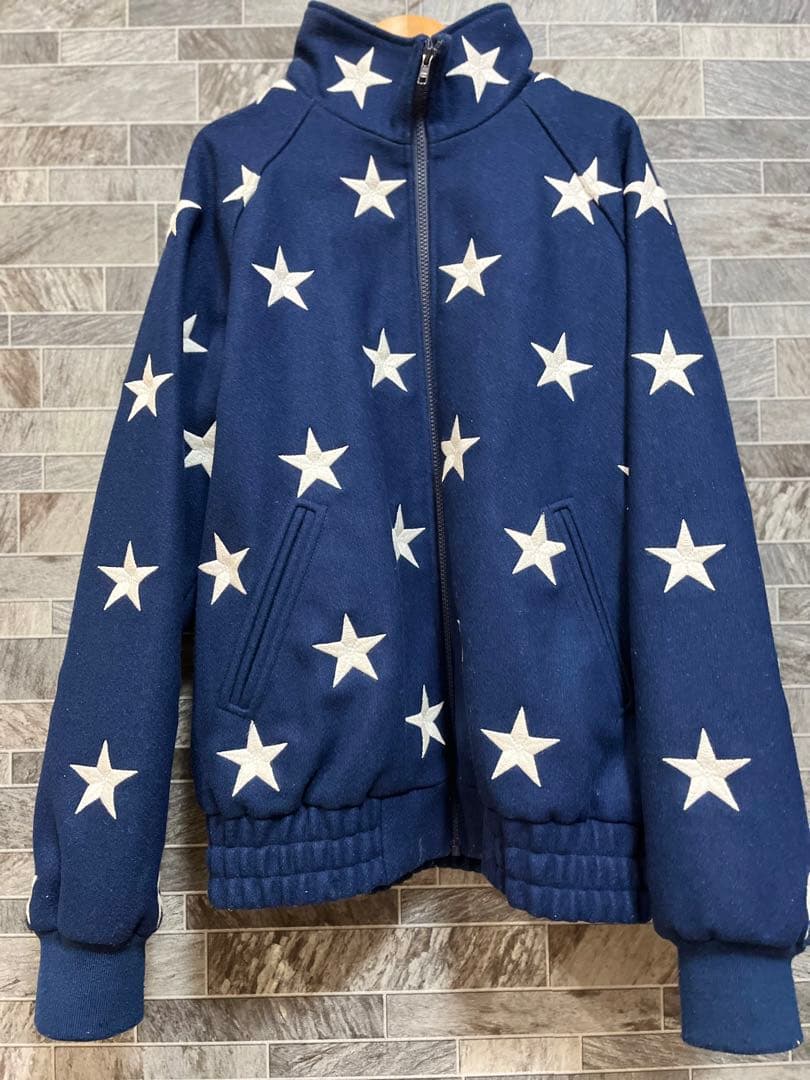名作☆レア☆希少supreme stars zip stadium jacket - メルカリ